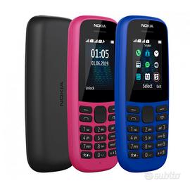 Nokia 105 4th Edition Basic Mobile Phone - Nuovo d