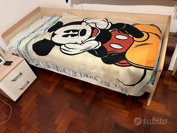 Letto singolo con baldone