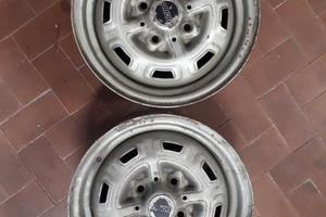 2 cerchi originali FIAT 128 coupè SL