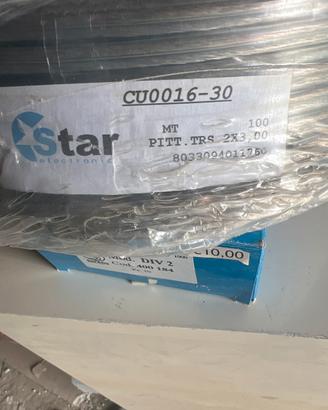 Cavo audio piattina Mm 2x3