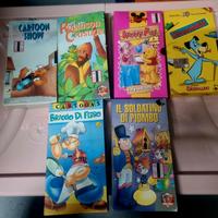 videocassette VHS cartoni animati 