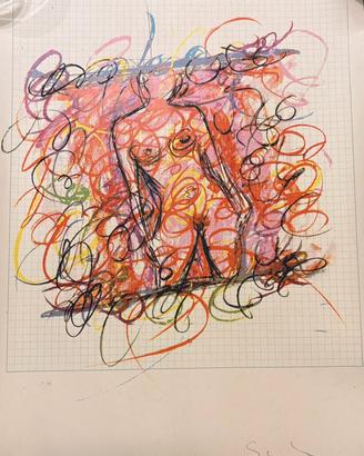 Mario Schifano serigrafia