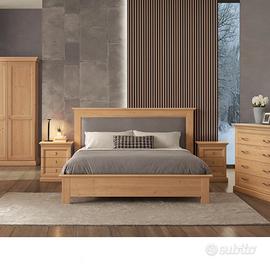 Camera da letto rustica: Letto, Armadio, Como' ecc