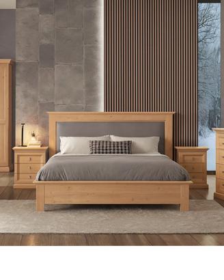 Camera da letto rustica: Letto, Armadio, Como' ecc