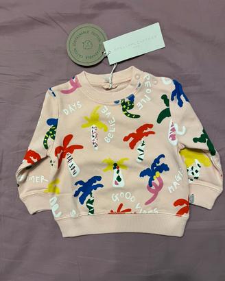 Felpa neonata 6 mesi Stella McCartney Kids NUOVA