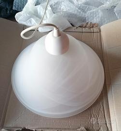 lampadario da soffitto bianco 