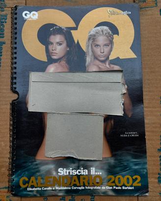 Calendario 2002 GQ Striscia la Notizia