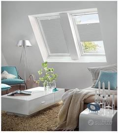 Tenda Plissettata Ventose 95,3 x 100 cm Grigio