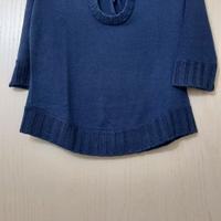 Maglia donna "New Penny",colore blu,maniche a 3/4.