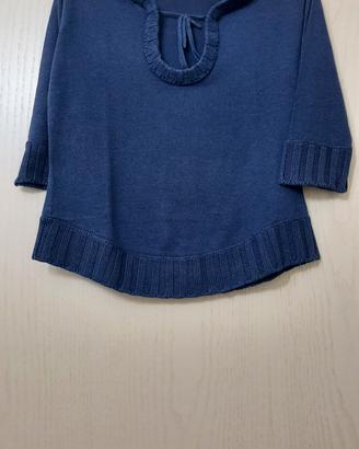 Maglia donna "New Penny",colore blu,maniche a 3/4.
