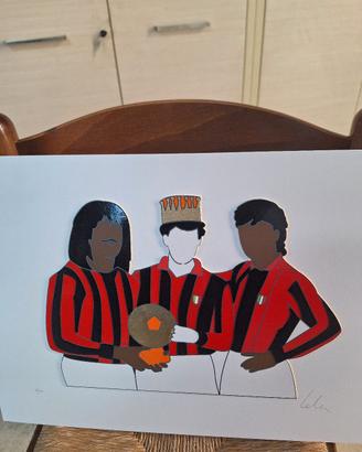 marco lodola ,opera Grafica pubblicata milan 