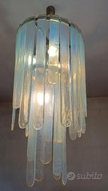 Lampadario in vetro di Murano anni '70