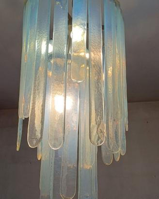 Lampadario in vetro di Murano anni '70