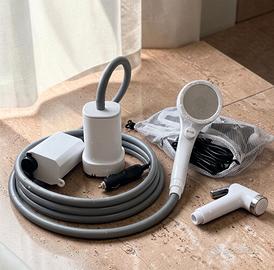Pompa Doccia Campeggio 4500mAh Elettrica Portatile