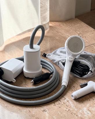 Pompa Doccia Campeggio 4500mAh Elettrica Portatile