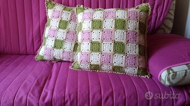 Cuscini all'uncinetto