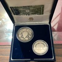 Lire 500 e 200 Set "Flora e Fauna" 1991 argento