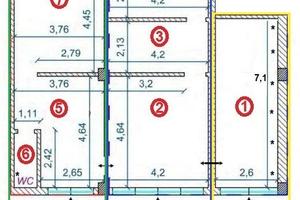 Locale commerciale C/1 con tre vetrine a Settimo