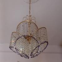 Lampadario e doppia abat-jour