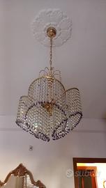 Lampadario e doppia abat-jour