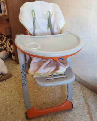 Seggiolone Chicco Polly 2 Start - Schiena Regolabi
