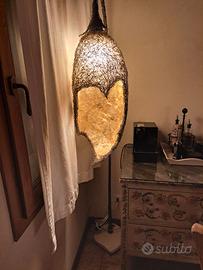lampada in rame ritorto