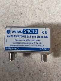 amplificatore SAT con Slope 5db