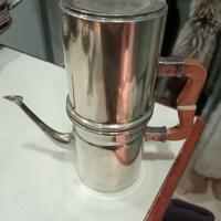 Macchina per caffè Napoletana in Argento 800 antic