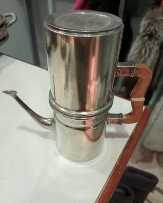 Macchina per caffè Napoletana in Argento 800 antic