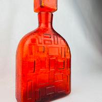 Empoli Made In Italy Decanter Vetro  Vintage 70s