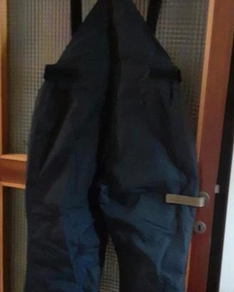 Quecha decathlon salopette uomo nero XL nuova