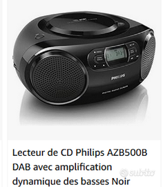 stereo lettore cd radio marca philips