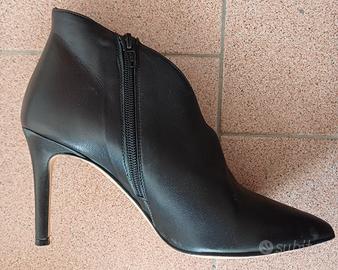 Stivaletti a punta Lea Gu in vera Pelle - Made in 