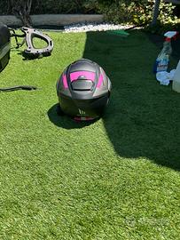 Casco moto con auricolare
