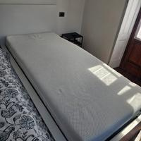 Letto singolo con contenitore bianco MALM Ikea