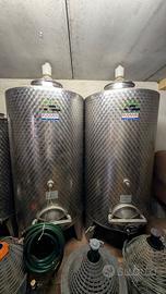 Botte in acciaio inox 1000 litri