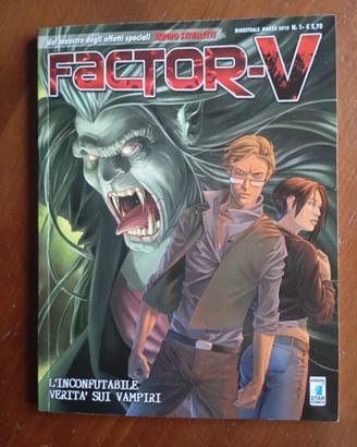 Factor-V miniserie completa di 6 albi