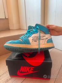 Off-White Air Jordan 1 UNC University Blue EU 44