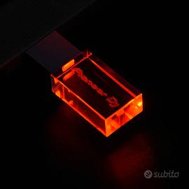 💿 Pen Drive USB 64GB Pioneer DJ con LED Rosso