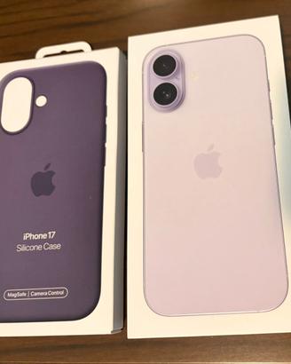 iPhone 17 Purple 256GB+cover nuovo 3 cicli