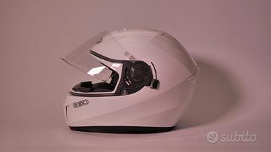NUOVO casco CABERG ego white metal tg