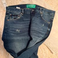 Jeans denim benetton tg 38