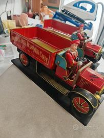 Coppia camioncini latta FIAT 18 BL Caffè Vergnano
