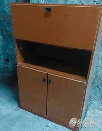Mobile 3 ante legno 
