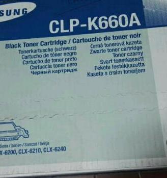 Toner CLP-K660A samsung
