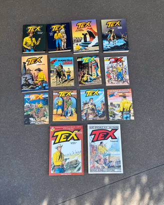 Lotto 14 Fumetti Tex Willer Collezione Albi Specia
