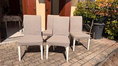 Set di 4 sedie