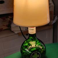 Lampada bottiglia amaro Unicum