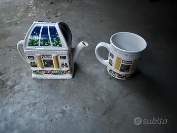 Set tazza e teiera Wade England 3