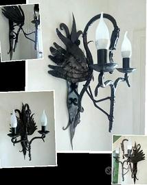 Applique in ferro forgiato mod. Drago Volante